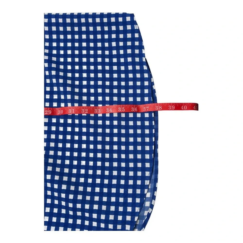 The Limited  Women's Blue Gingham Sleeveless  Shirt Dress Sz XS - Picture 7 of 10